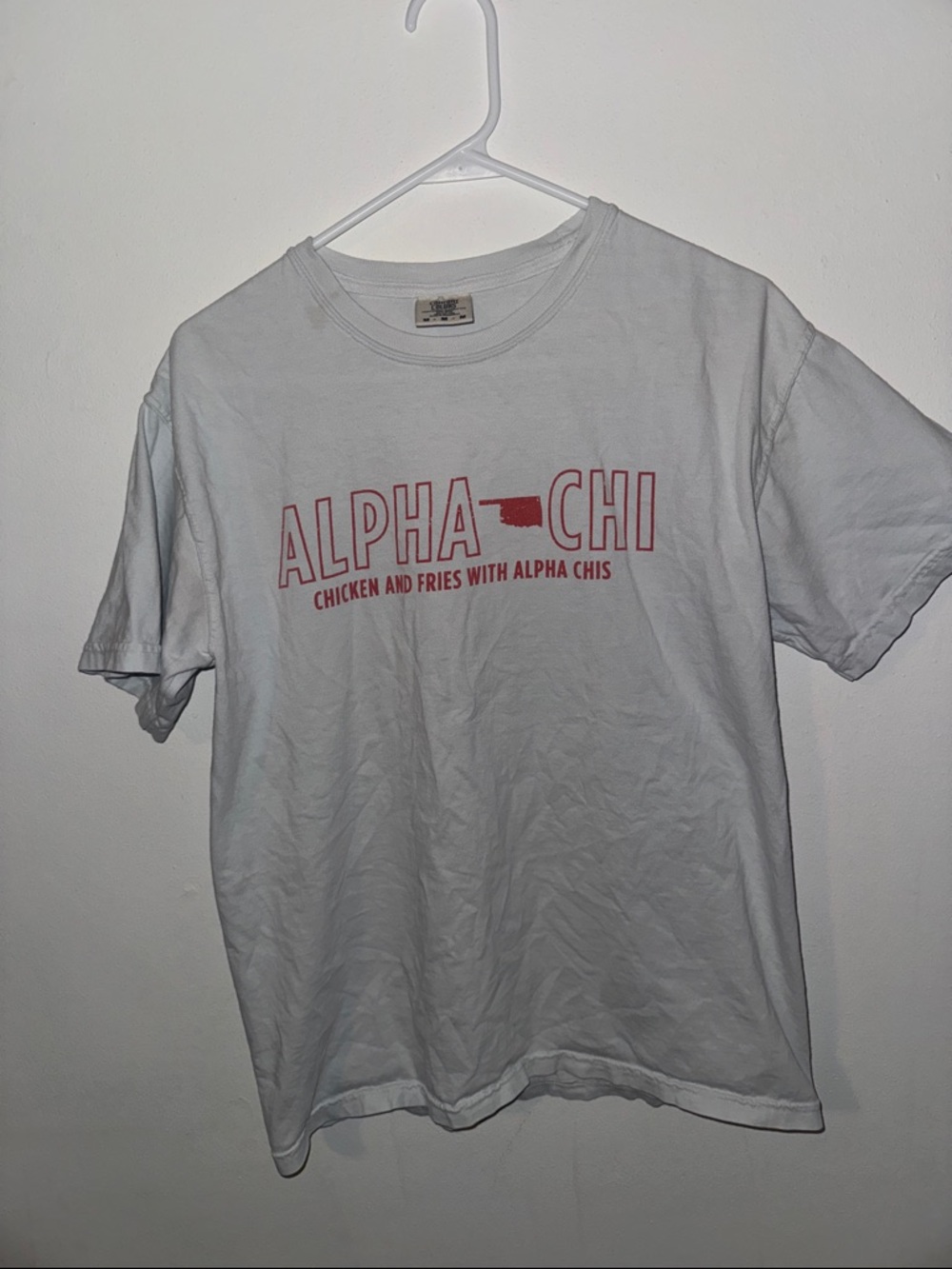 Light Blue Graphic Logo T‑Shirt